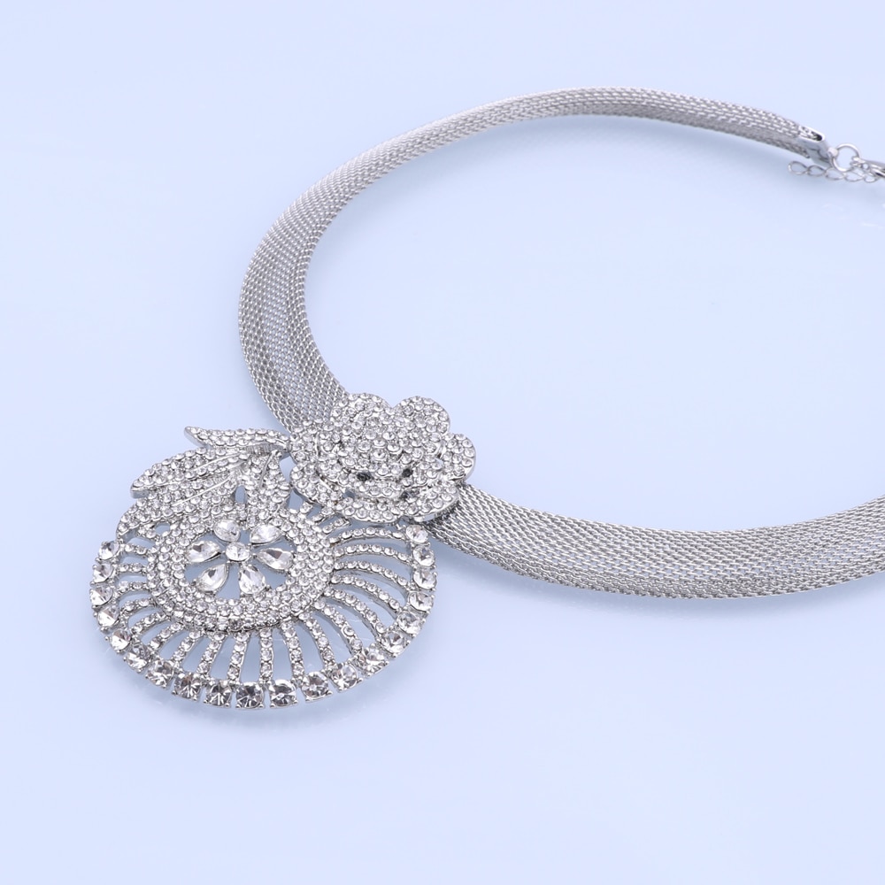 CYNTHIA-Women-Silver-Plated-Necklace-Women-Jewelry-Sets-Crystal-Earrings-Ring-Classic-Wedding-Flower-Jewelry-Set-1