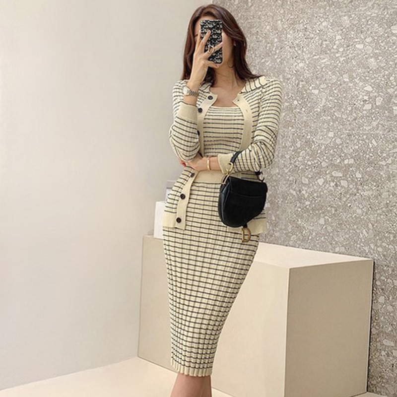 H-Han-Queen-Korean-Knitting-3-Pieces-Set-Women-Knitted-Sling-Cardigan-And-Pencil-Skirts-Casual-2