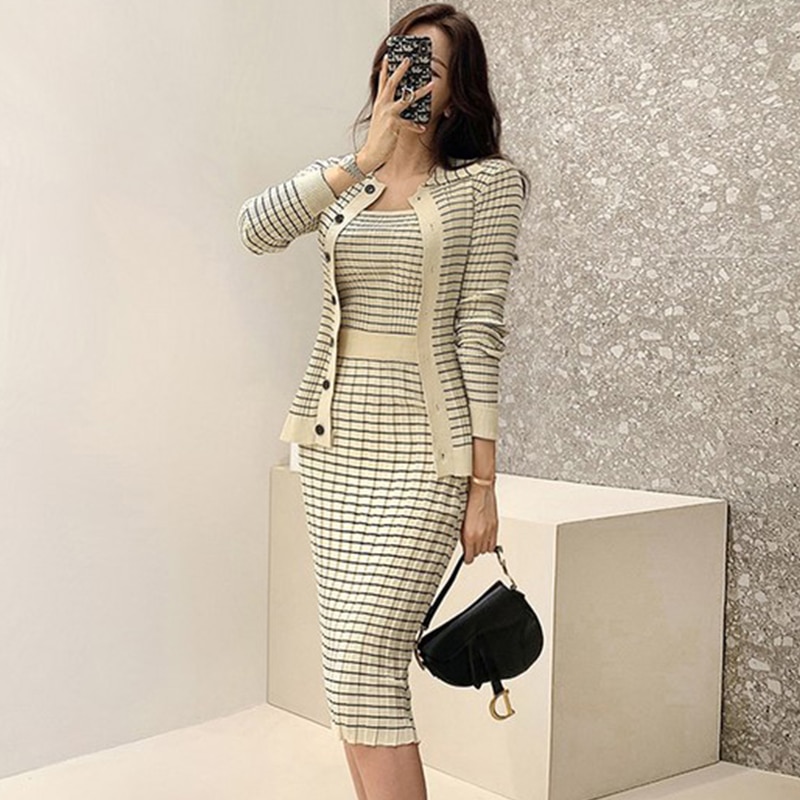 H-Han-Queen-Korean-Knitting-3-Pieces-Set-Women-Knitted-Sling-Cardigan-And-Pencil-Skirts-Casual