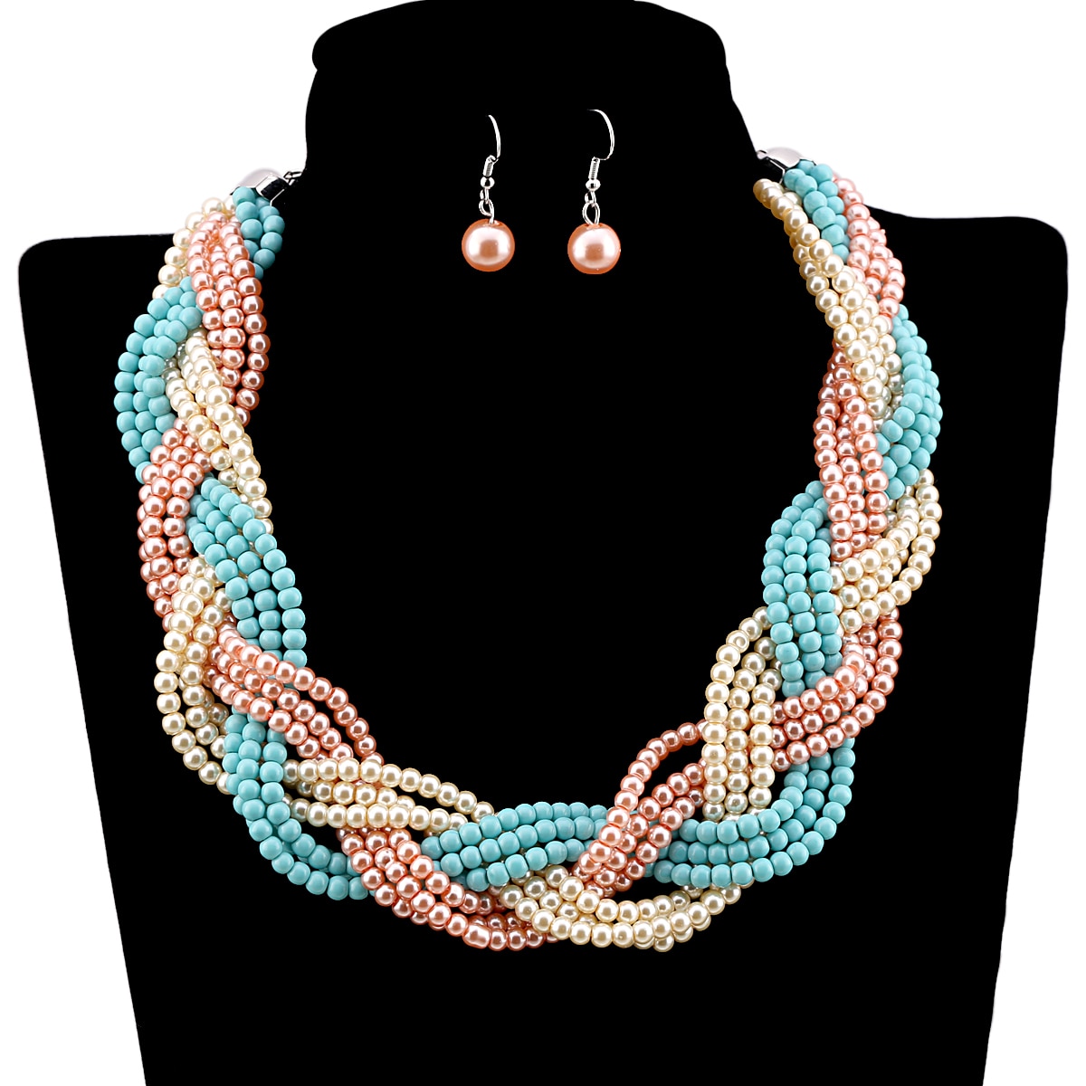 Newest-Exaggerated-9-Pearl-Beaded-Strands-Wrapped-Statement-Choker-Necklace-and-Earrings-Jewelry-Sets-for-Women-1