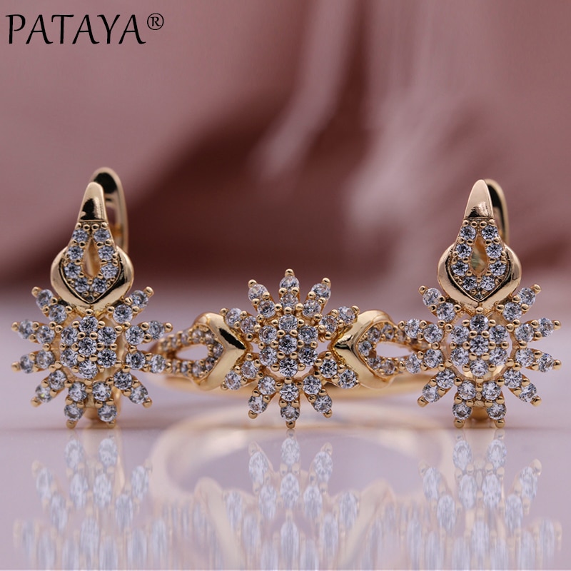 PATAYA-New-585-Rose-Gold-Color-Women-Fashion-Jewelry-Set-Wedding-Gift-Micro-Wax-Inlay-Natural